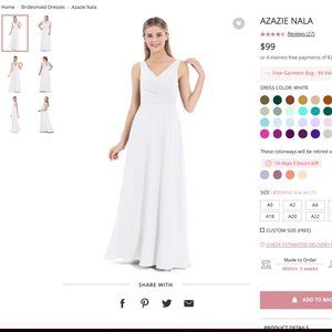 Azazie Nala dress